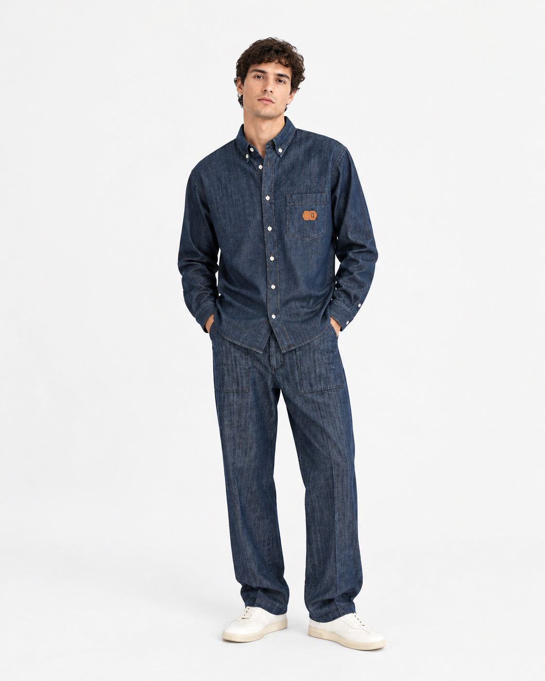 CAMICIA TASCHINO CON LOGO