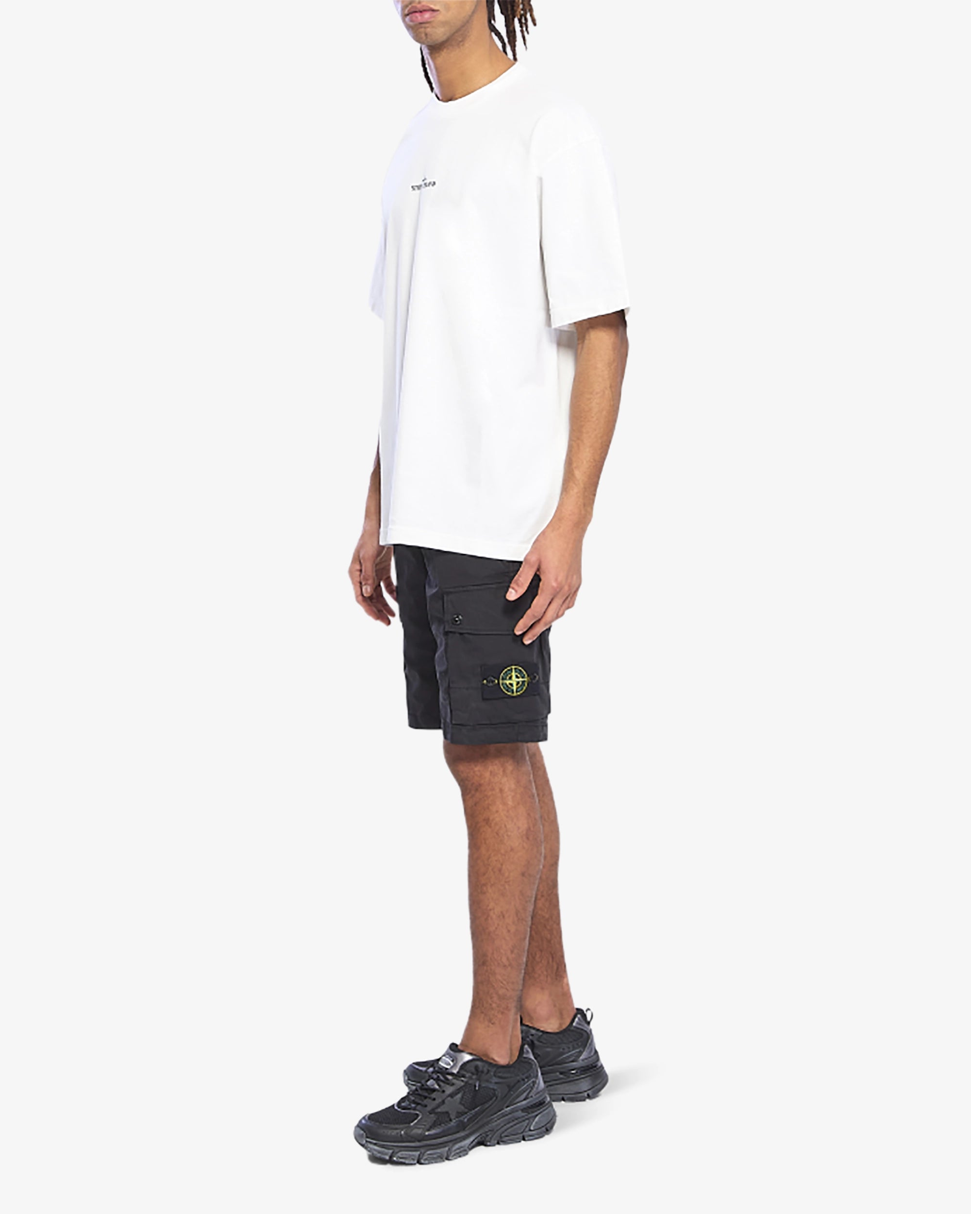Bermuda cargo in twill di cotone