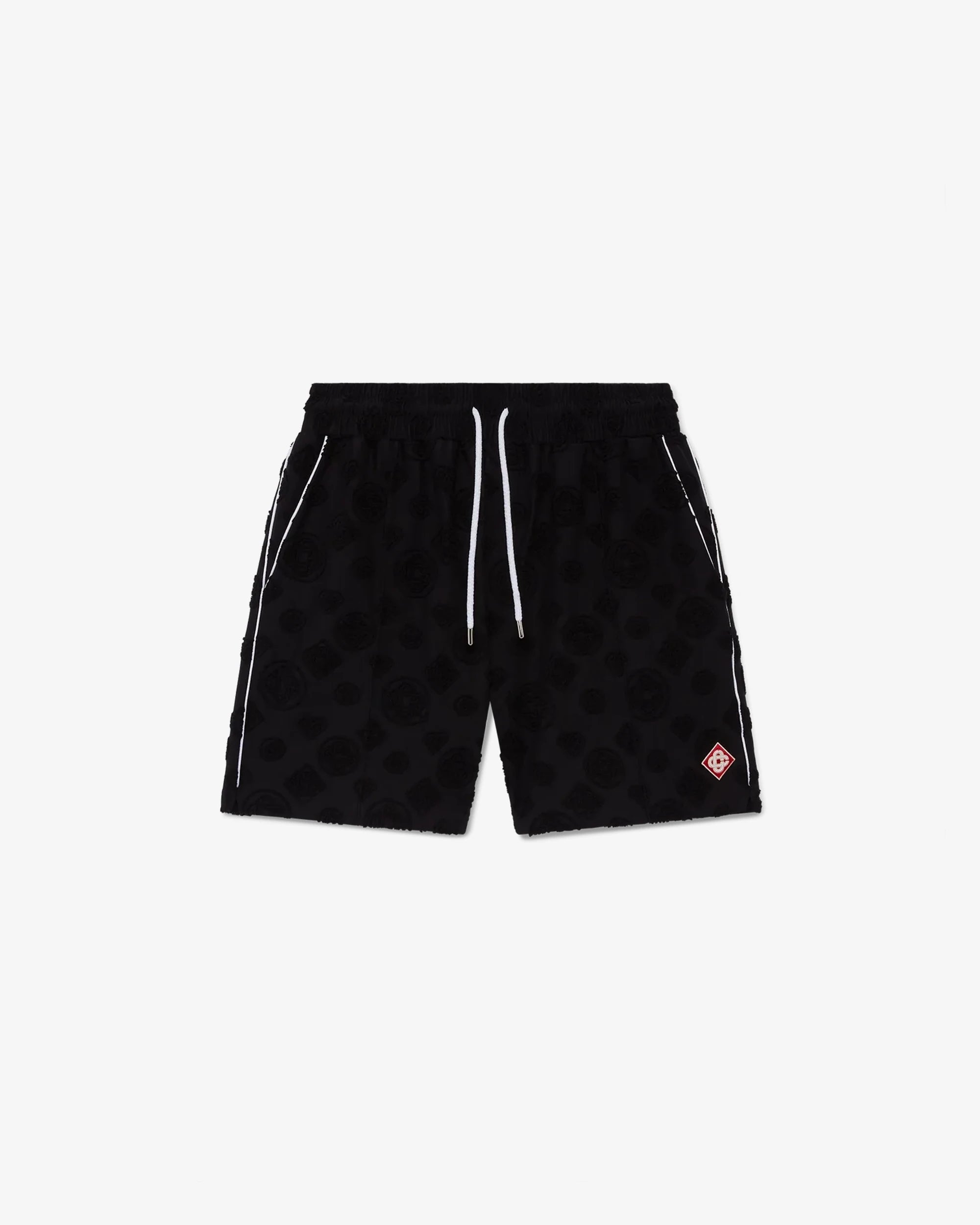 Towelling monogram jaquard Short