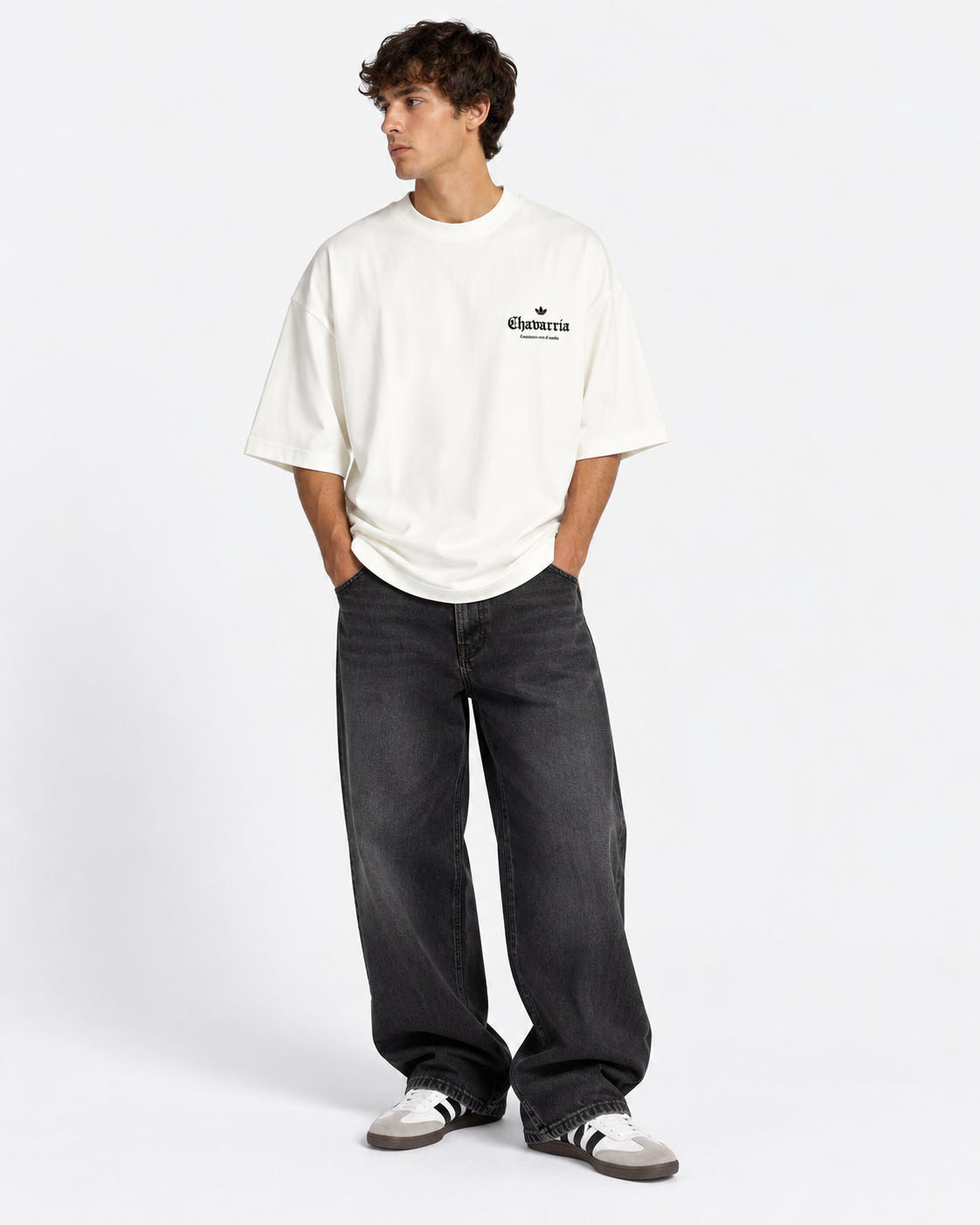 Maglietta con grafica Relaxed adidas Originals x Willy Chavarria per uomo
