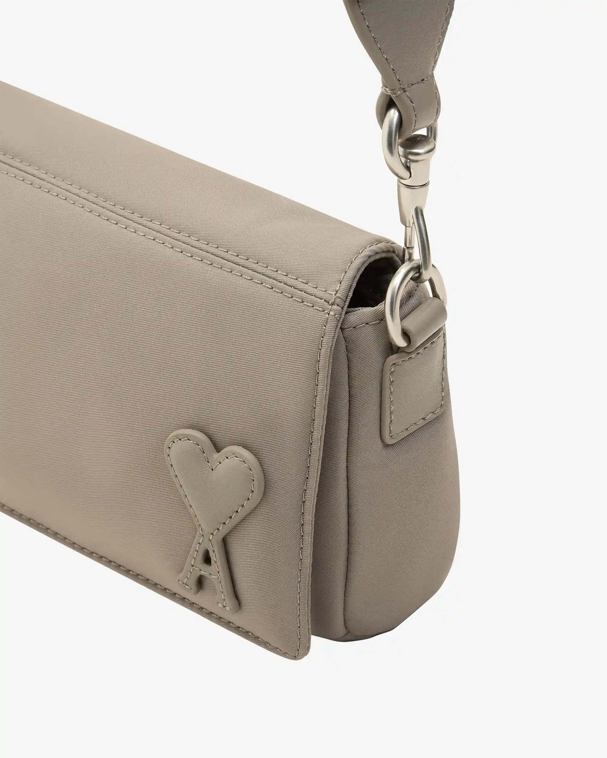 Borsa Marcel in nylon grigio