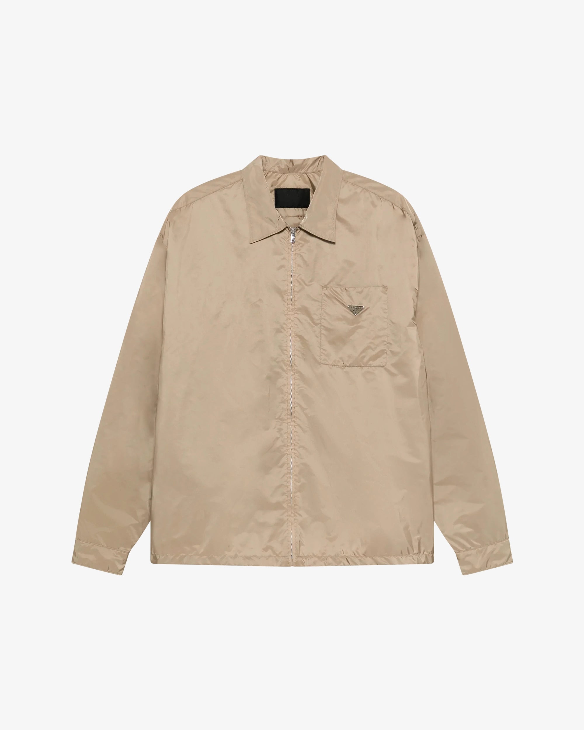 Camicia in Re-Nylon con zip