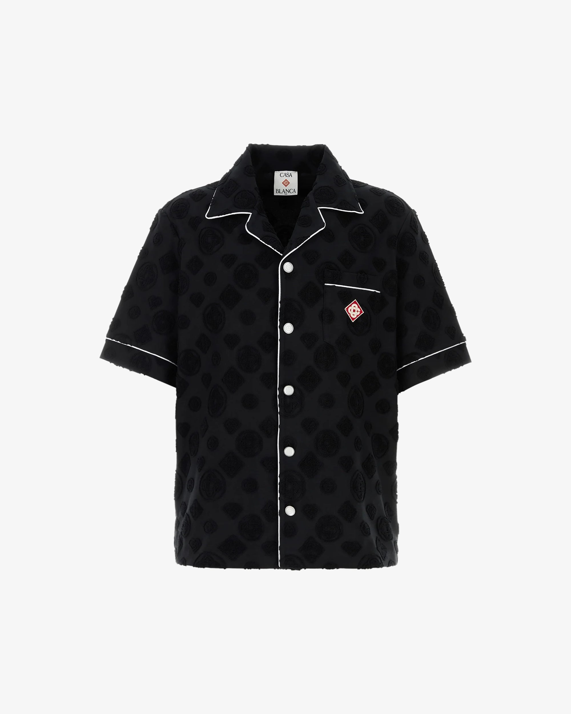 Camicia towelling short-sleeve