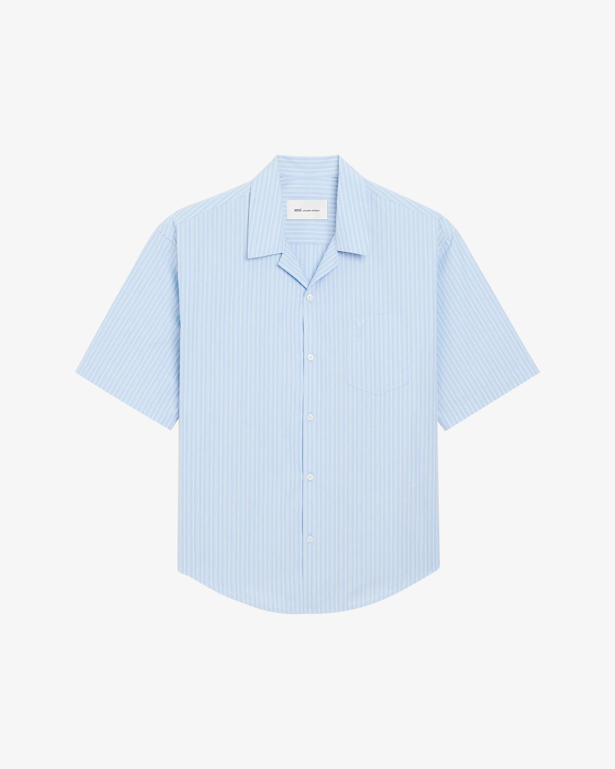 Camicia boxy con collo aperto
