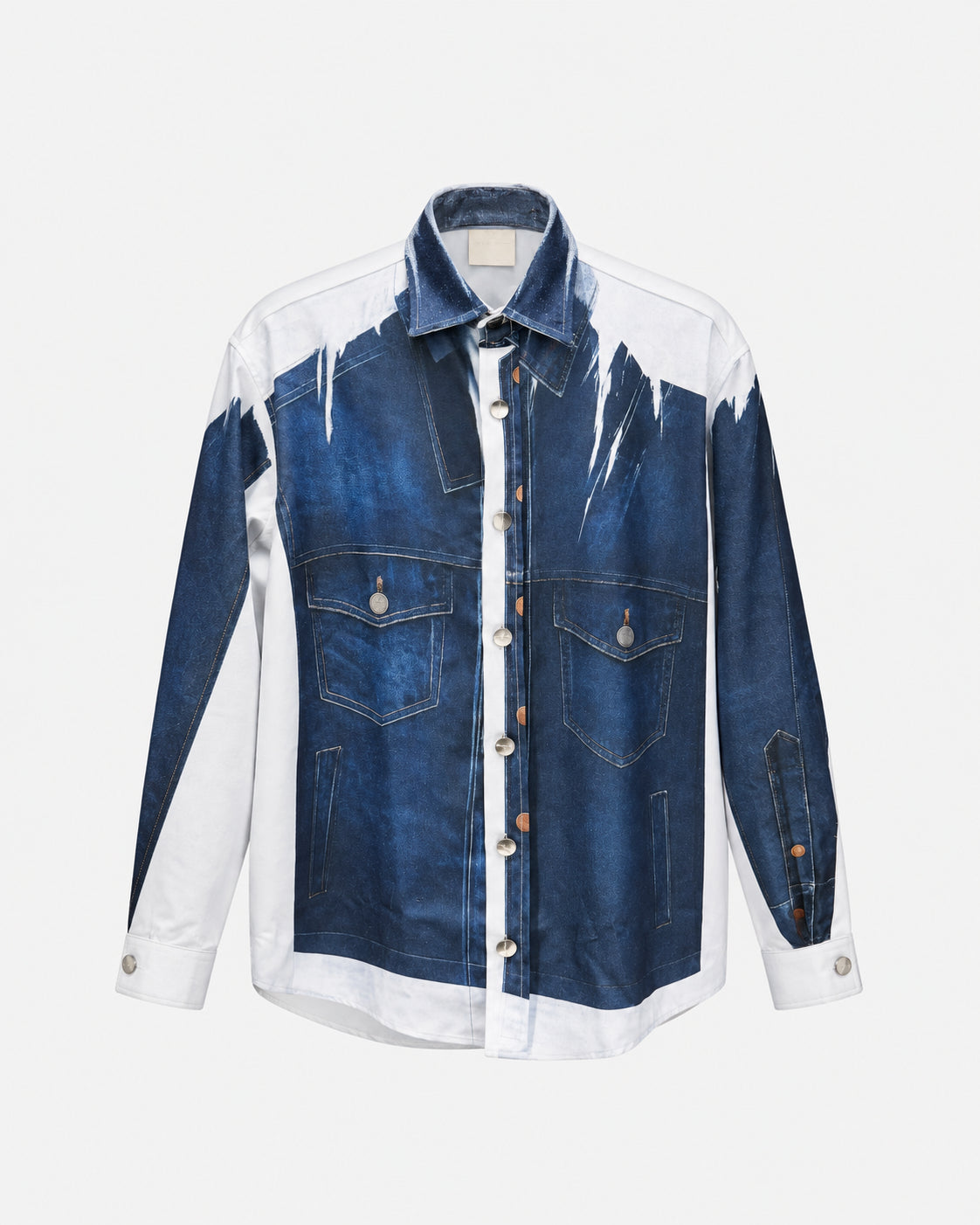 CAMICIA UOMO EFFETTO DENIM