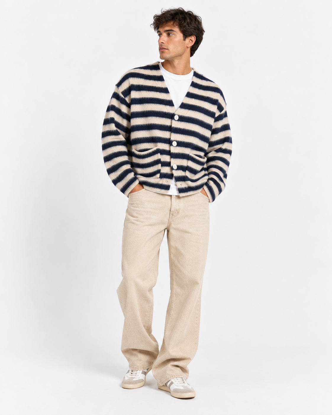 CARDIGAN EFFETTO PELUCHE