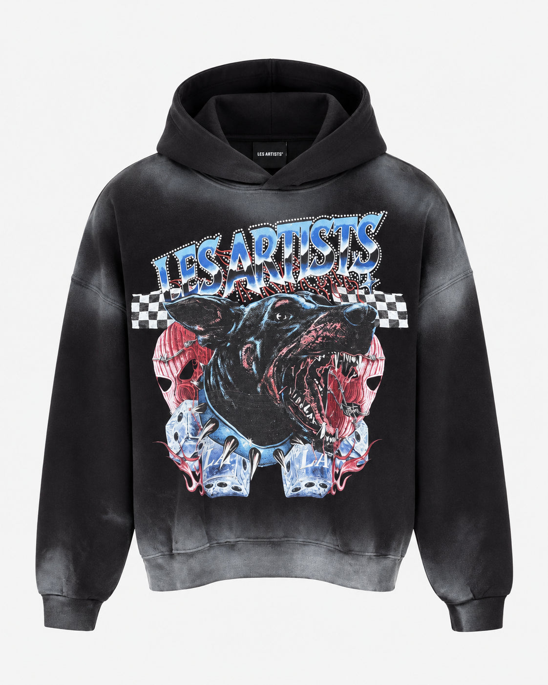 Hoodie Crop “Les Artists Doberman”